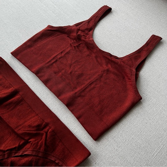 OUT FROM UNDER Orange Markie Seamless Ribbed Set - Picture 6 of 10